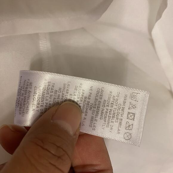 Y2K 2000s ASOS White PlissePleated Women6 Sweetheart Strap Sleeve Midi Anglecore - Picture 6 of 11